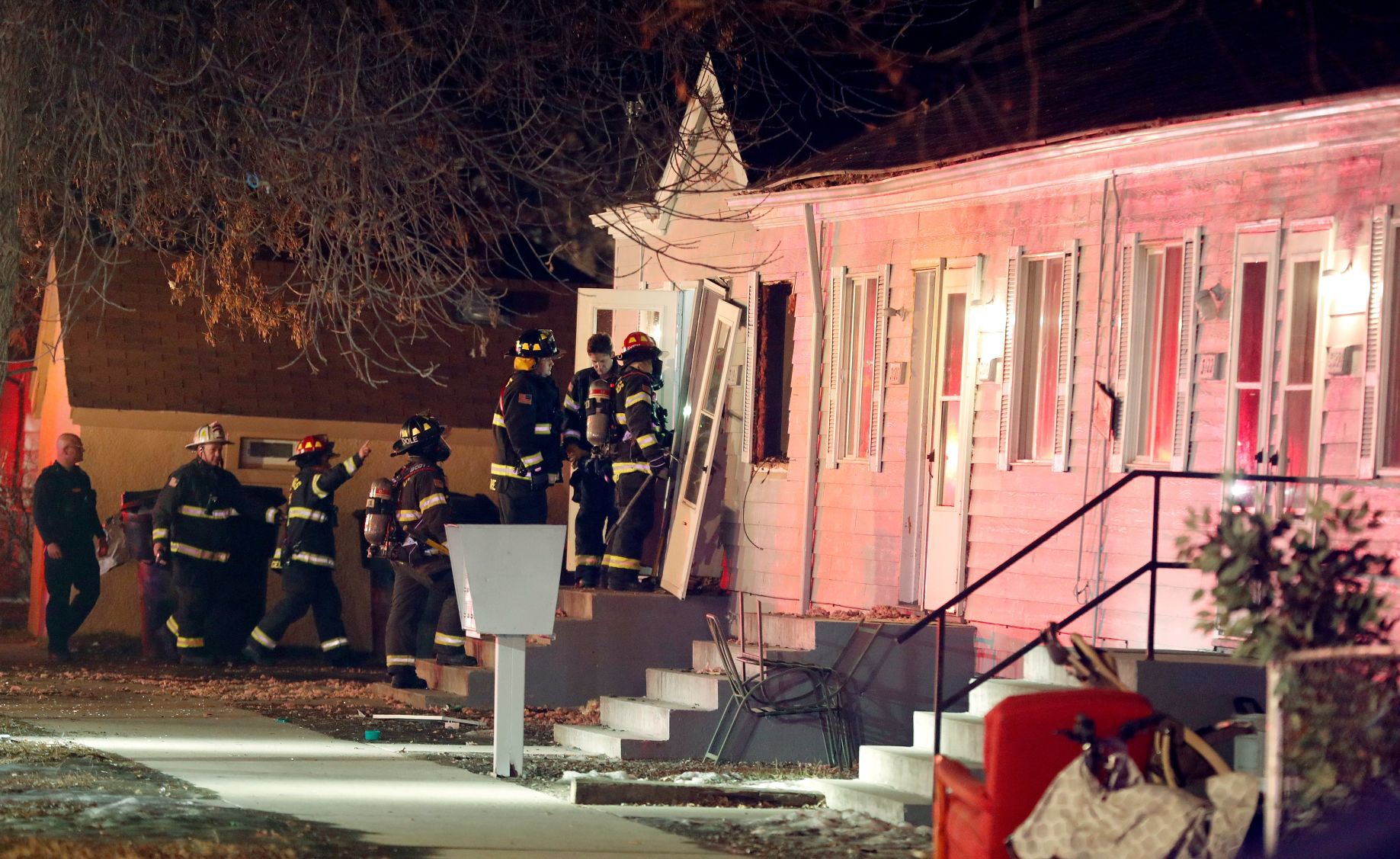 Apartment explosion